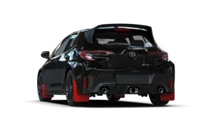 Toyota Corolla Mud Flap - Front + Rear - Rally Armor - UR with Black Logo - Red - `23-`25
